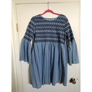 Denim Smock Dress